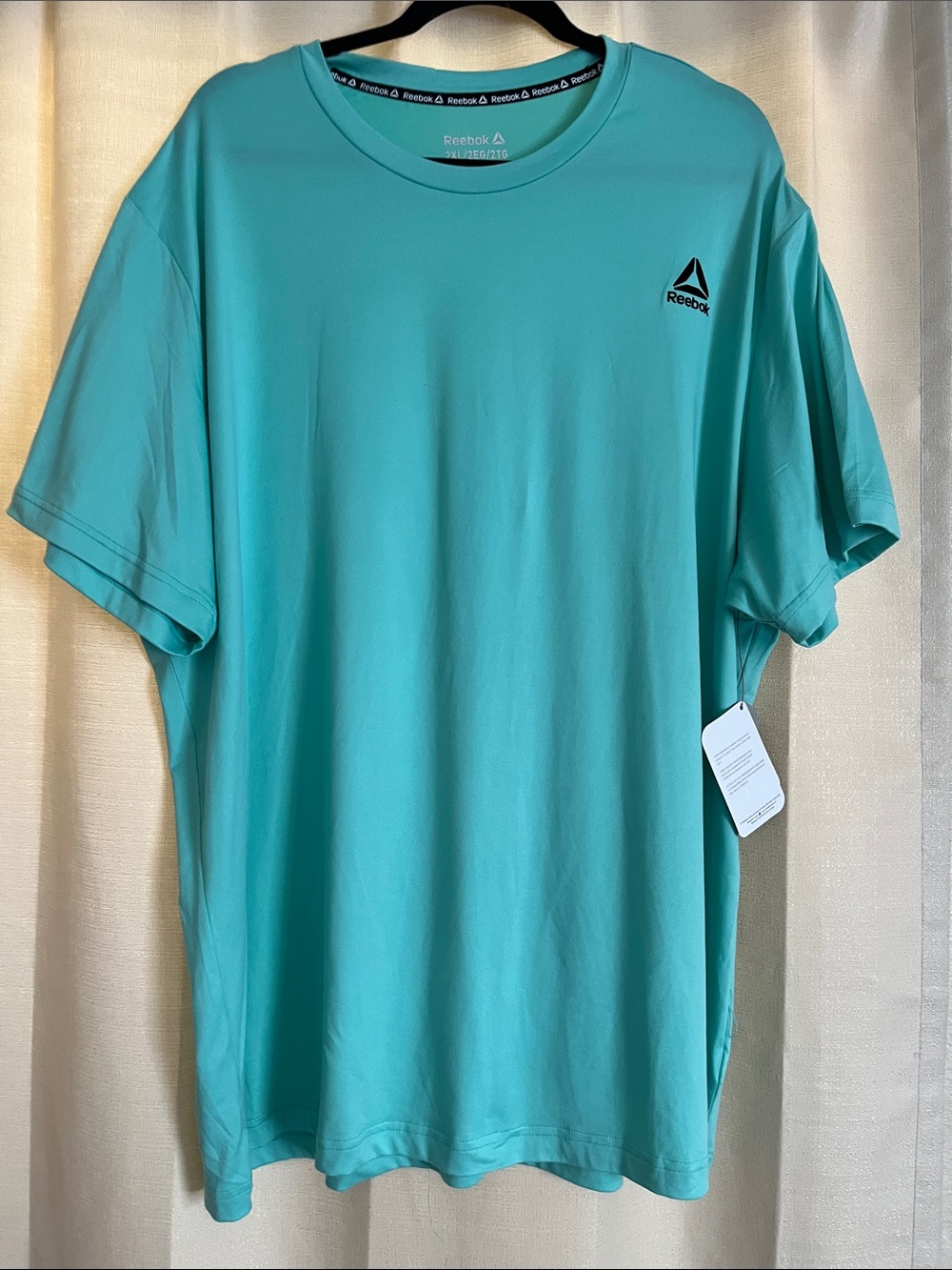 Reebok Men's Aqua Short Sleeve Performance Tee